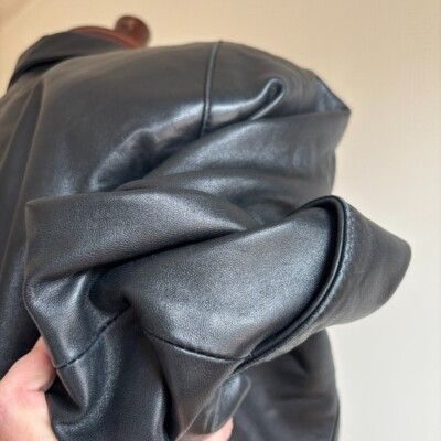 Other VTG Leather Blazer Petite Raglan Jacket Oversized Padded Sho Size US M / EU 48-50 / 2 - 6 Thumbnail