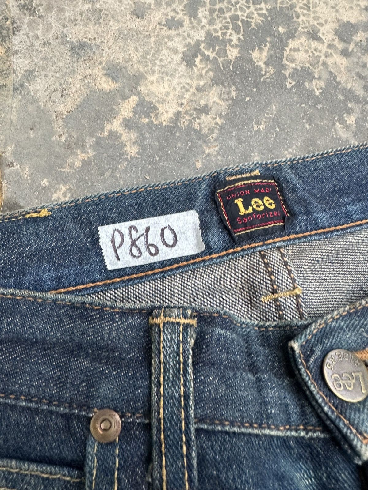 Lee Vintage Lee Lot 101 B Selvedge Denim Pant Size US 31 - 4 Thumbnail