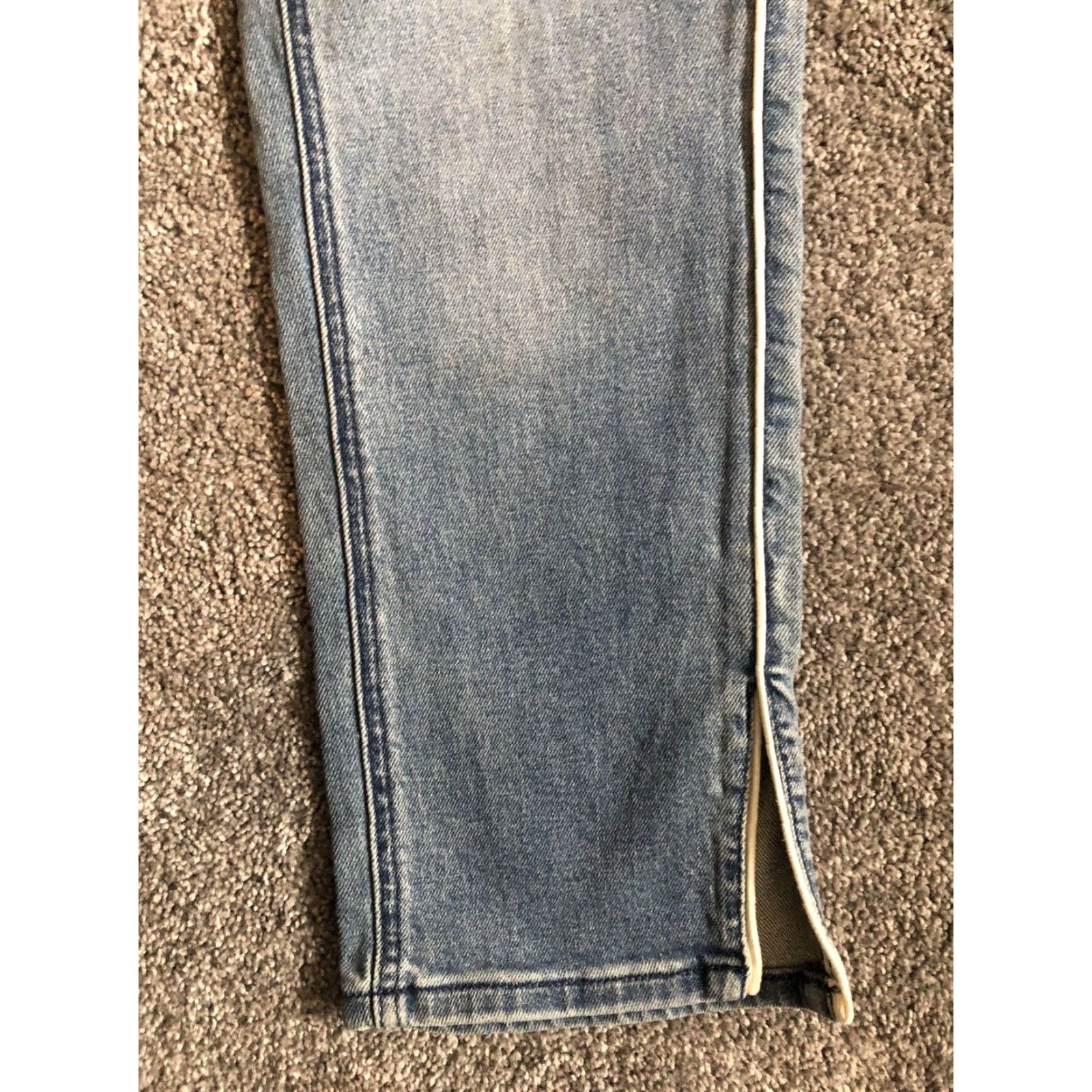 Vintage VINTAGE Rock & Roll Denim Jeans 90s Women’s Straight Cropped High Rise Blue 26x25 Pockets Size 26" / US 2 / IT 38 - 4 Thumbnail