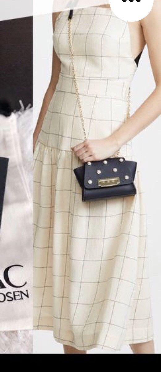 Zac Posen ZAC POSEN Eartha Pearl Mini Chain Shoulder Bag Size ONE SIZE - 3 Thumbnail