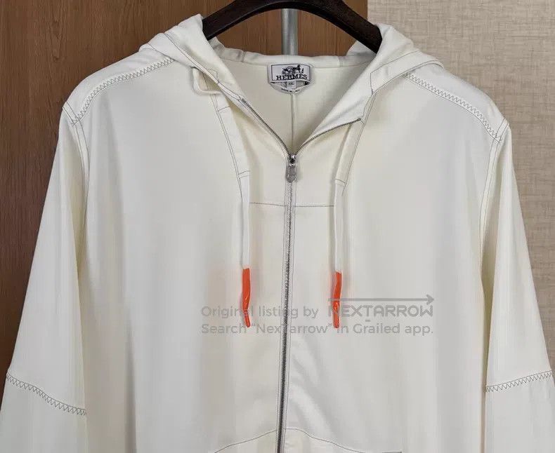Hermes Hermes Men's Hooded Jacket for Spring and Summer Size US XXL / EU 58 / 5 - 2 Thumbnail