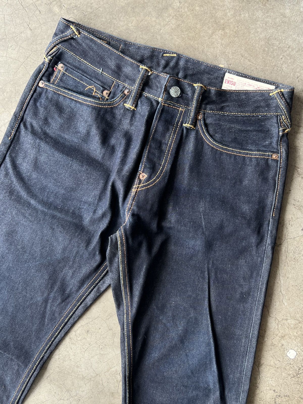 Evisu Evisu - Carrot Fit Kamon Seagull Pattern Daicock Jeans Size US 30 / EU 46 - 11 Thumbnail