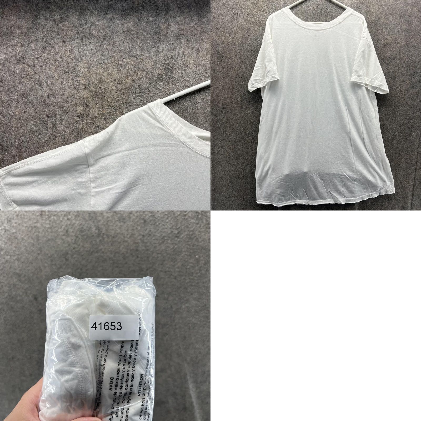Free People Free People Movement Shirt Womens Medium White High Low Hem Relaxed Top Shirt Size M / US 6-8 / IT 42-44 - 8 Thumbnail