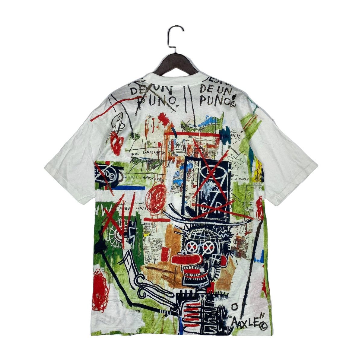 Jean-Michel Basquiat × Vintage Vintage 1997 Jean Michel Basquiat T Shirt Size US XL / EU 56 / 4 - 8 Thumbnail