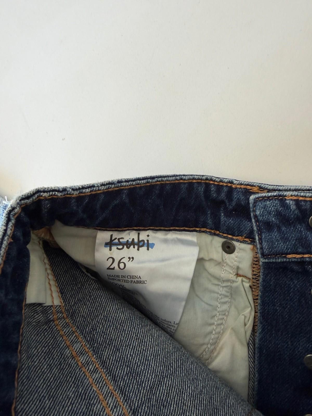 Ksubi new ksubi womens denim rollin out shorts haven blue 26 8 Size 26" / US 2 / IT 38 - 4 Thumbnail