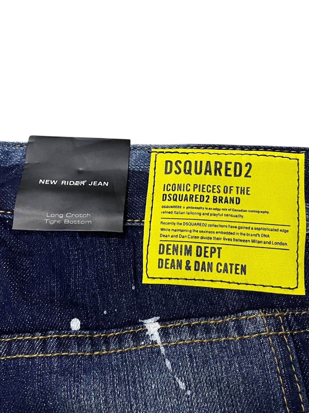 Dsquared2 BNWT Dsquared2 $800 Biker Distressed Paint Splatter Jeans Size US 34 / EU 50 - 23 Thumbnail