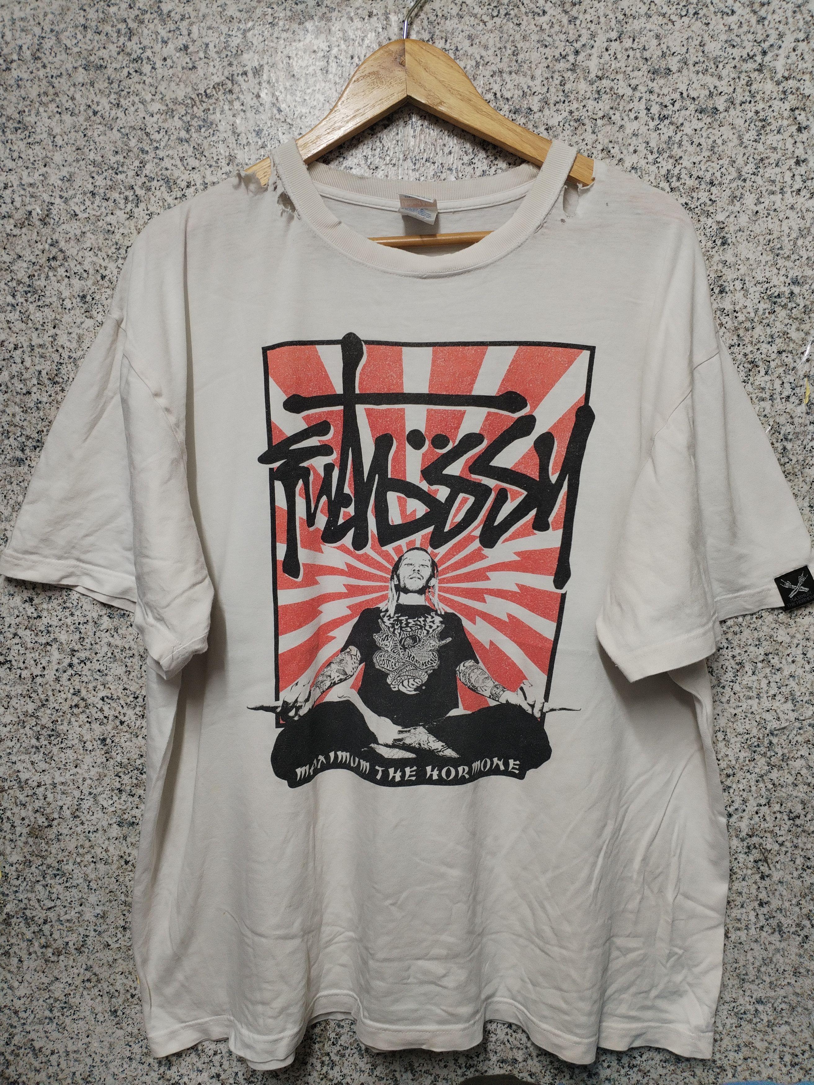 Vintage Thrashed Sun Faded Vintage Punk Shirt Distressed Grunge Band Size US XXL / EU 58 / 5 - 1 Thumbnail
