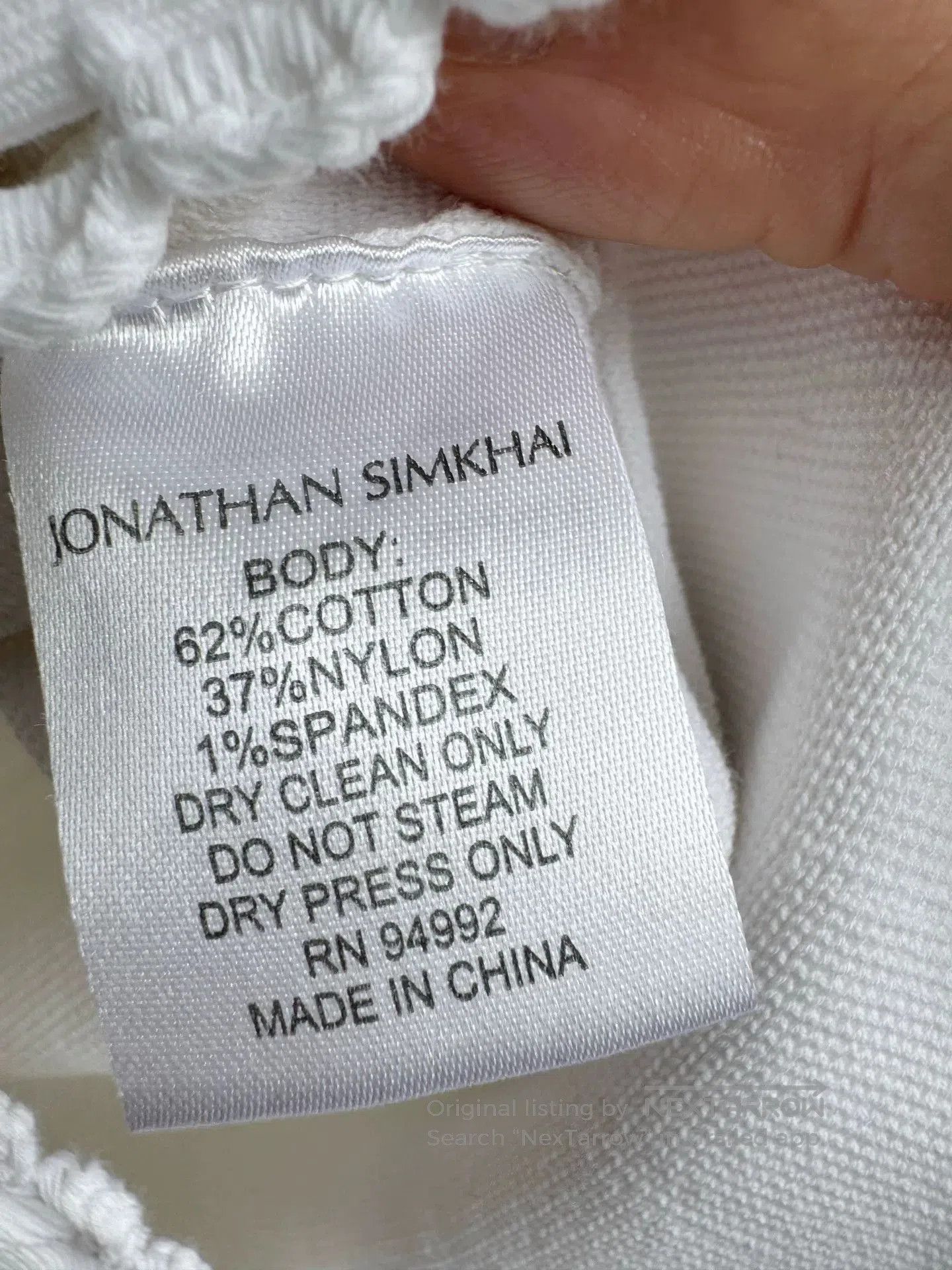 Jonathan Simkhai Jonathan Simkhai White Blazer. Size XS / US 0-2 / IT 36-38 - 5 Thumbnail