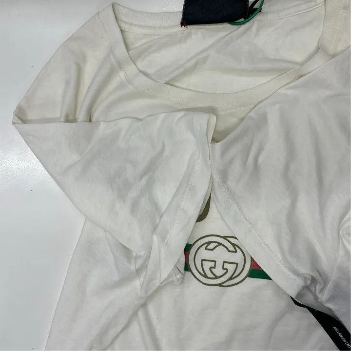 Gucci Gucci Gucci Oversized Logo Vintage Style T-Shirt -2506 Size US L / EU 52-54 / 3 - 9 Thumbnail
