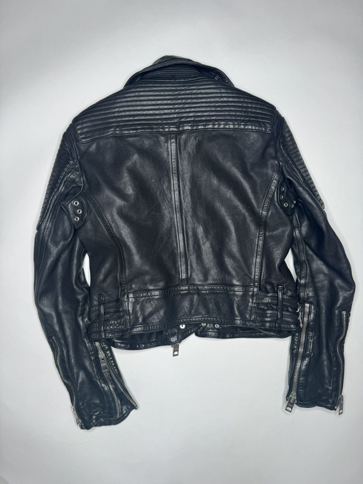 Burberry Prorsum Burberry Prorsum SS11 Loseley Quilted Biker Leather Jacket Size US S / EU 44-46 / 1 - 7 Thumbnail