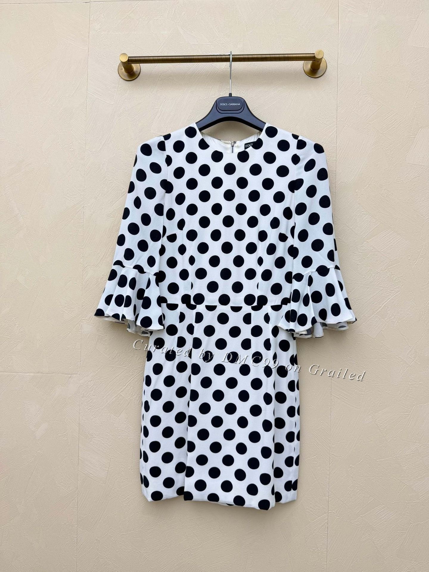 Dolce & Gabbana Dolce&Gabbana Polka Dot Ruffled Dress Size S / US 4 / IT 40 - 1 Thumbnail