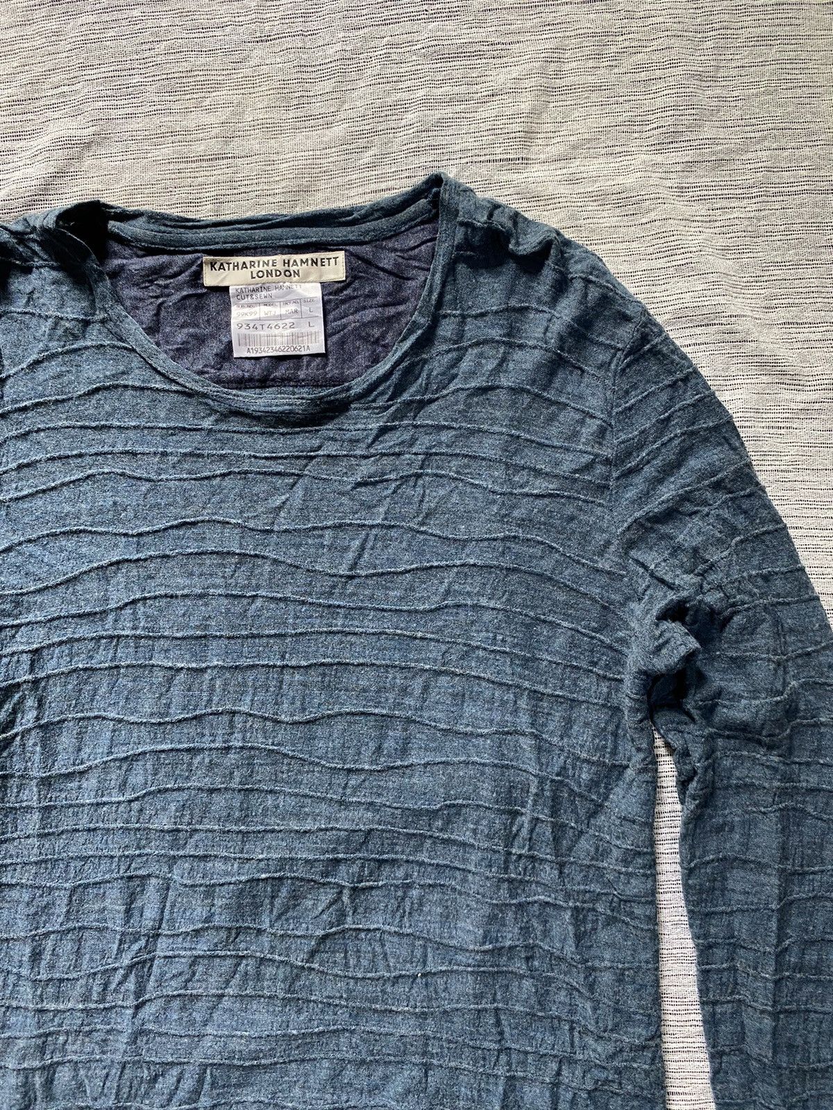 Katharine Hamnett London Vintage Katharine Hamnett london cable longsleeve tshirt Size US L / EU 52-54 / 3 - 3 Thumbnail