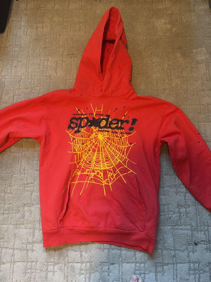 Sp5der Sp5der red hoodie Size US XL / EU 56 / 4 - 1 Thumbnail