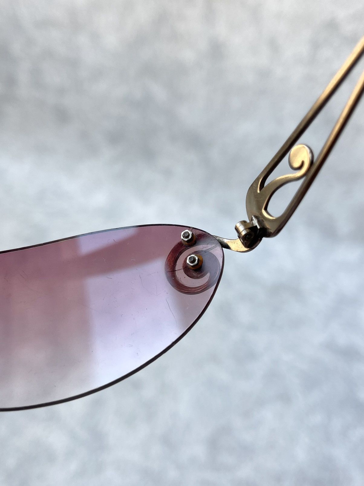 Dior 90s Archive Christian Dior Pink Shield Sunglasses Y2K Size ONE SIZE - 14 Thumbnail
