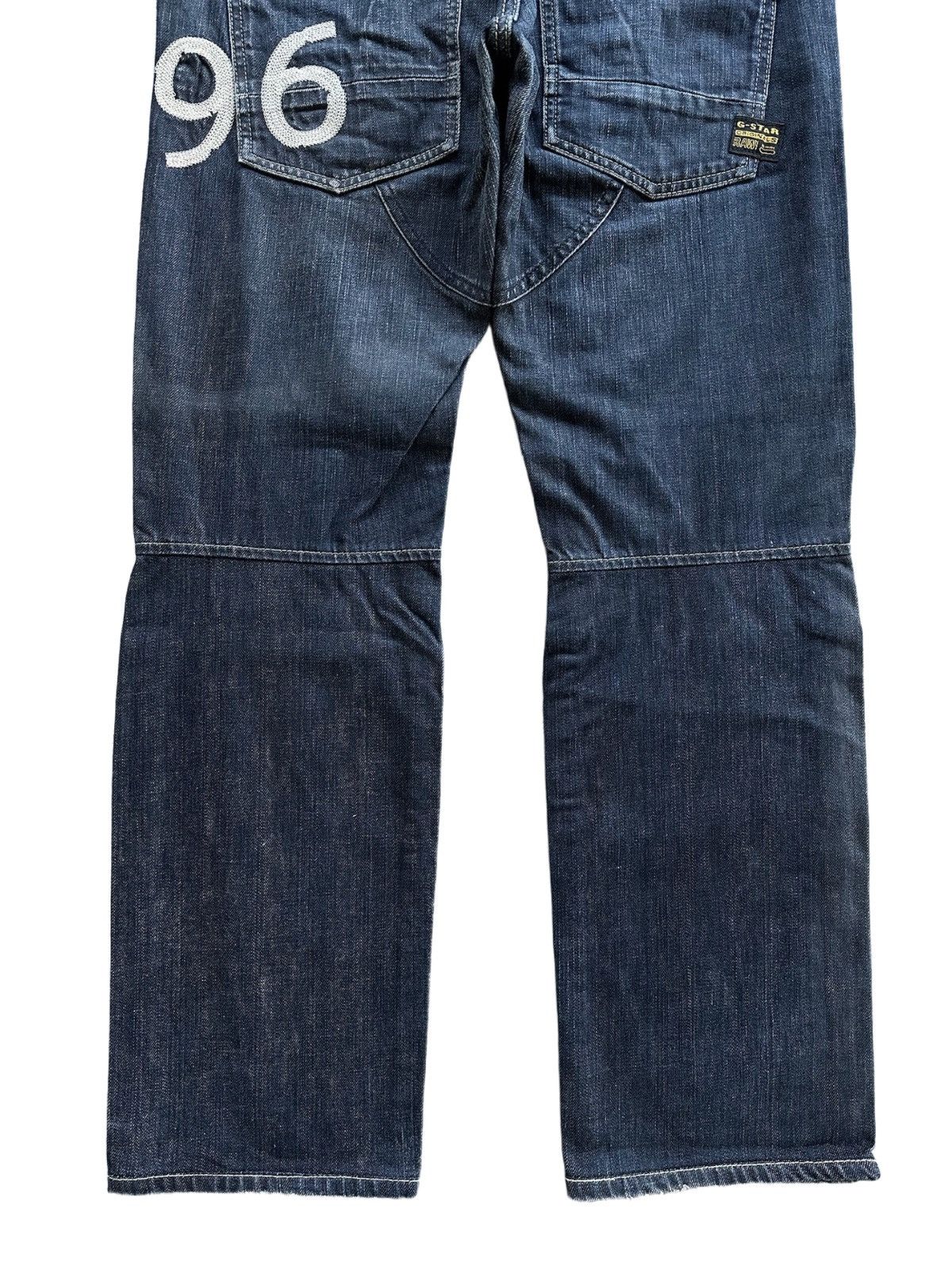 G-Star Rare BuckleBack G Star Raw Double Knee Denim Jeans 96 Elwood Size US 30 / EU 46 - 8 Thumbnail