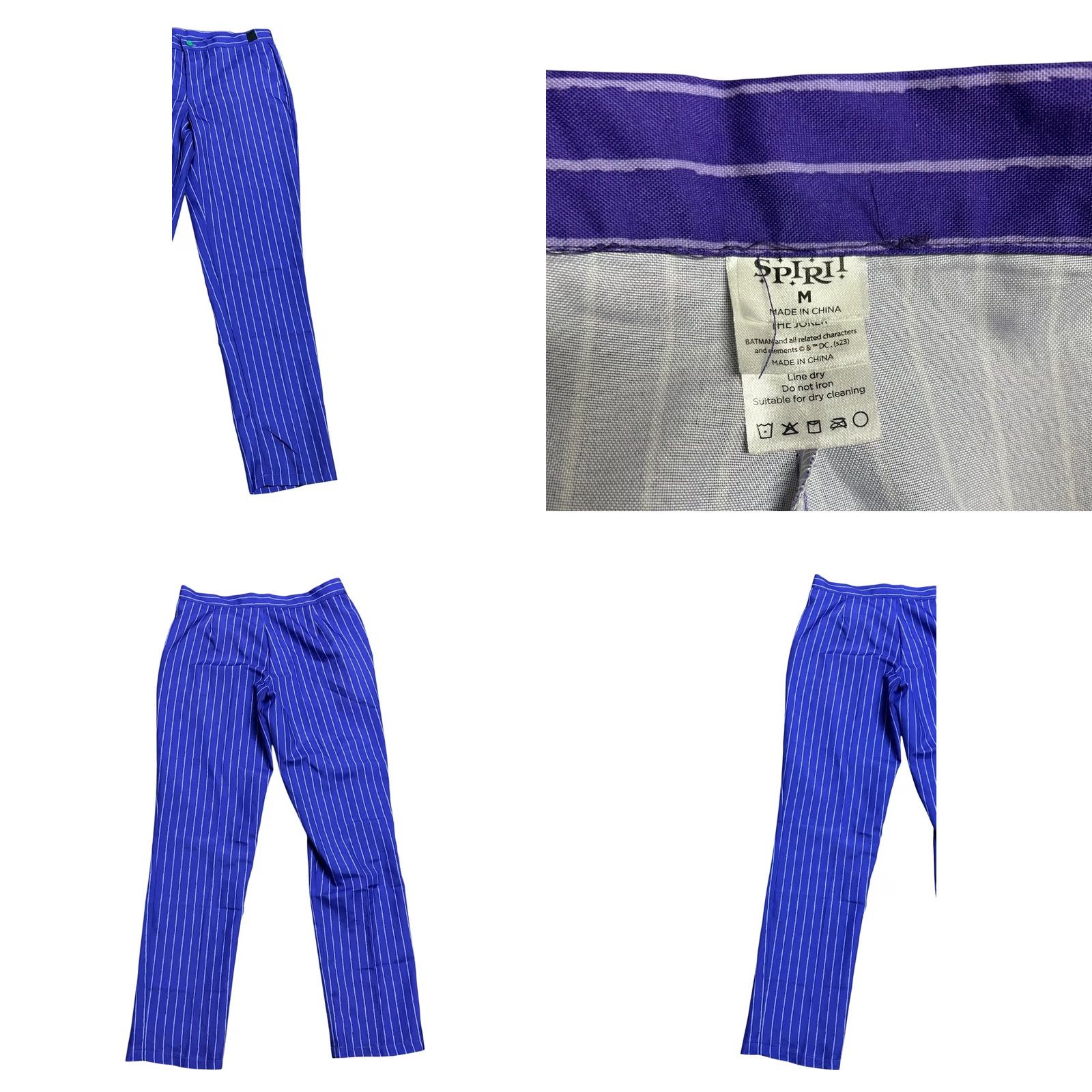 DC Comics Spirit Halloween Joker Costume DC Comics Suit Medium Mens Purple Green Size 40R - 9 Thumbnail