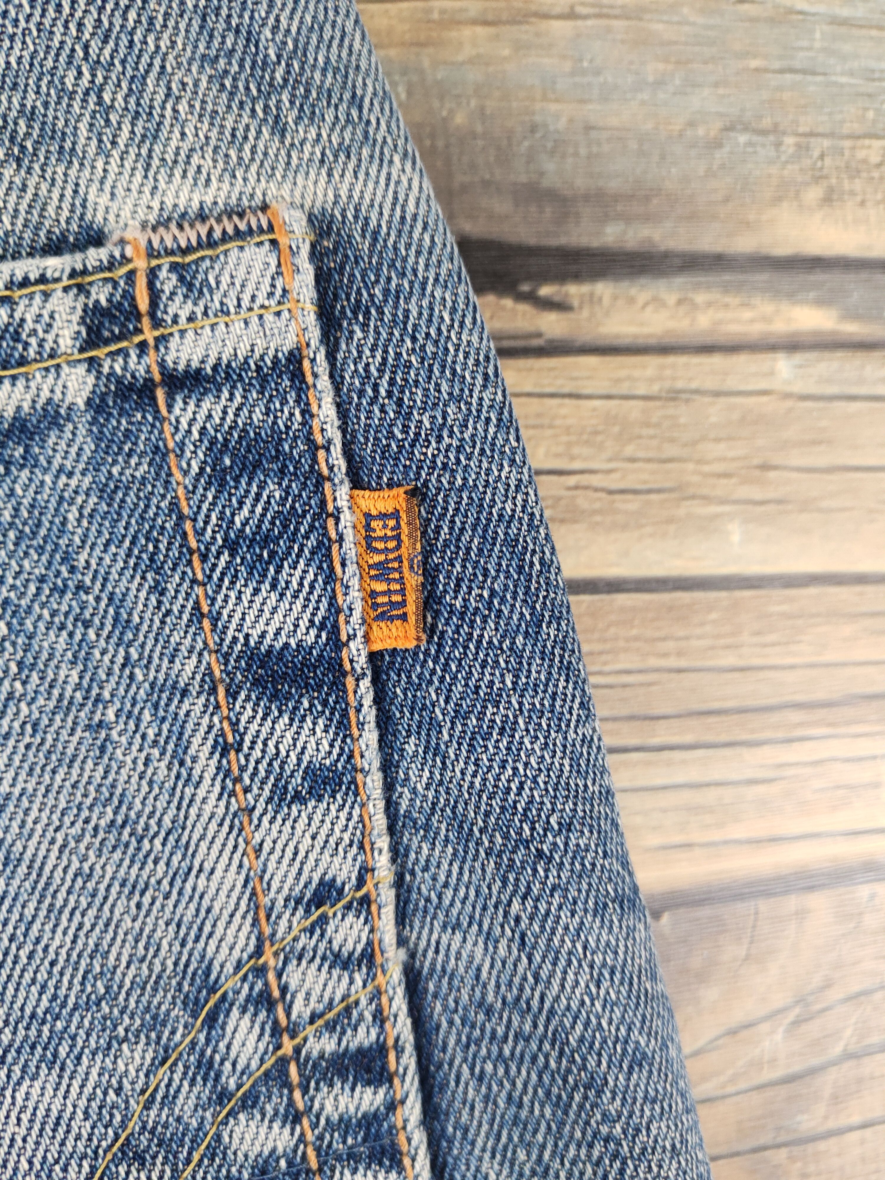 Edwin Edwin selvedge Distressed Ripped denim Jeans #W1398 Size US 32 / EU 48 - 8 Thumbnail