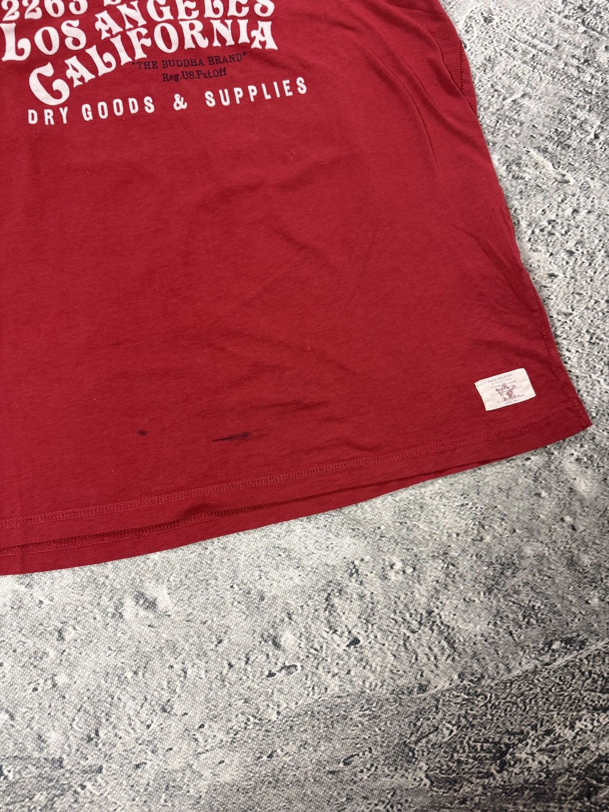 True Religion True Religion Red T-shirt logo California Size US L / EU 52-54 / 3 - 6 Thumbnail