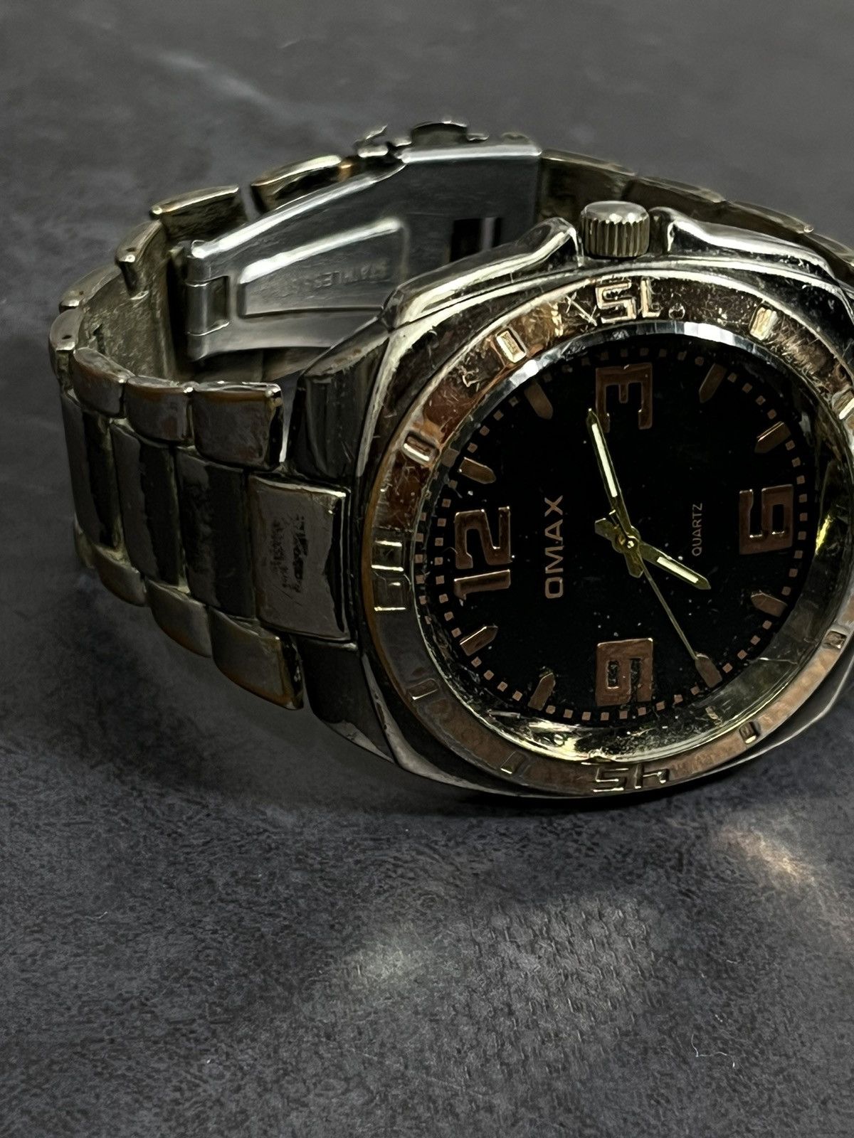Hysteric Glamour Omax Vintage Sport Watch with Steel Bracelet Size ONE SIZE - 6 Thumbnail