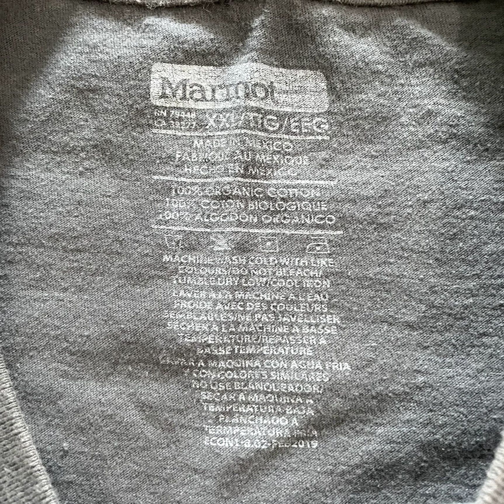Marmot Marmot 100% cotton gray graphic Tee Mens Size XXL T-Shirt Shirt Gray 2XL Mens Size US XXL / EU 58 / 5 - 4 Thumbnail