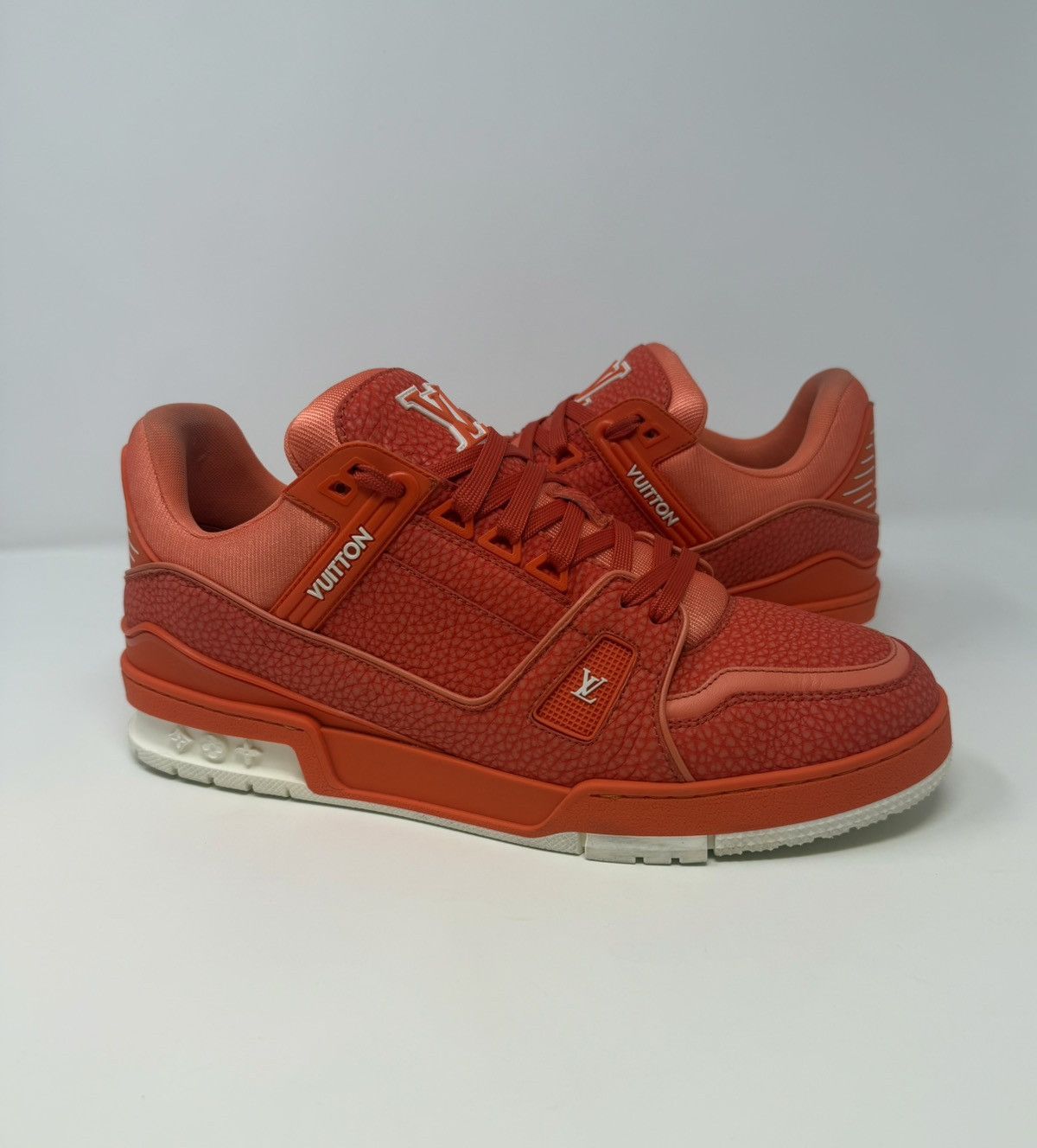Louis Vuitton Louis Vuitton Trainer Sneaker Orange Size US 10.5 / EU 43-44 - 1 Thumbnail