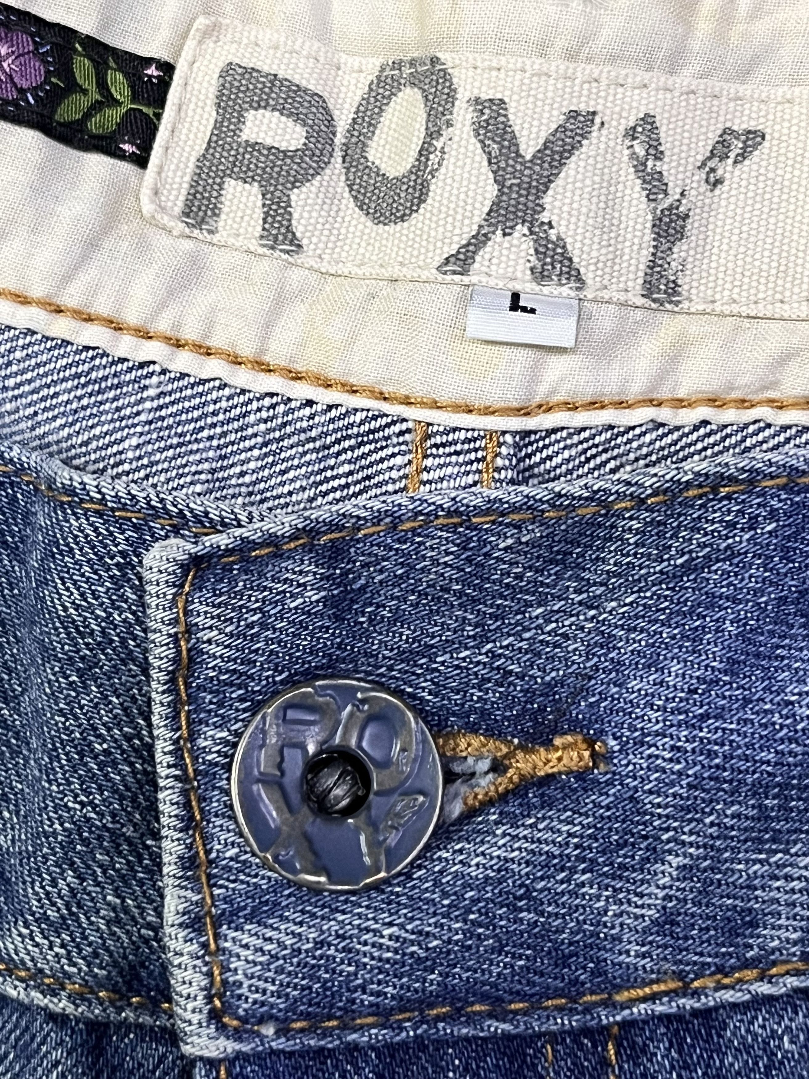 Quiksilver FYE 90’s🔥ROXY Ultra WIDE LEG FLARE Vintage Clossing Brand Size 29" - 11 Thumbnail