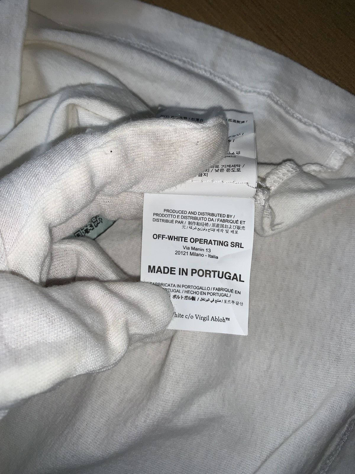 Off-White OFF-WHITE Caravaggio Painting Oversized Tee Size US M / EU 48-50 / 2 - 11 Thumbnail