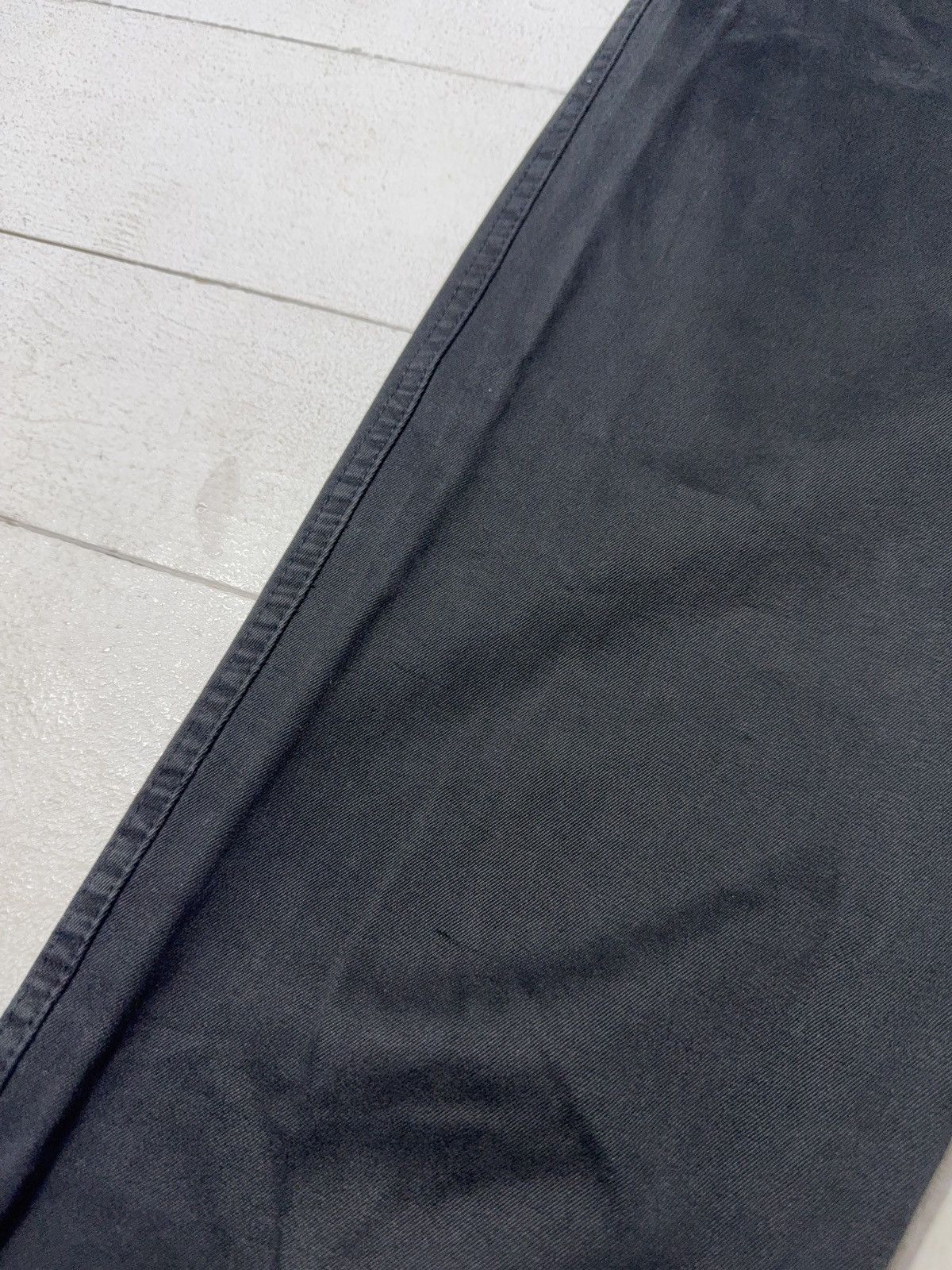 Giorgio Armani 90s Retro Armani Jeans Black Cotton Pants Made in Italy Size US 28 / EU 44 - 6 Thumbnail