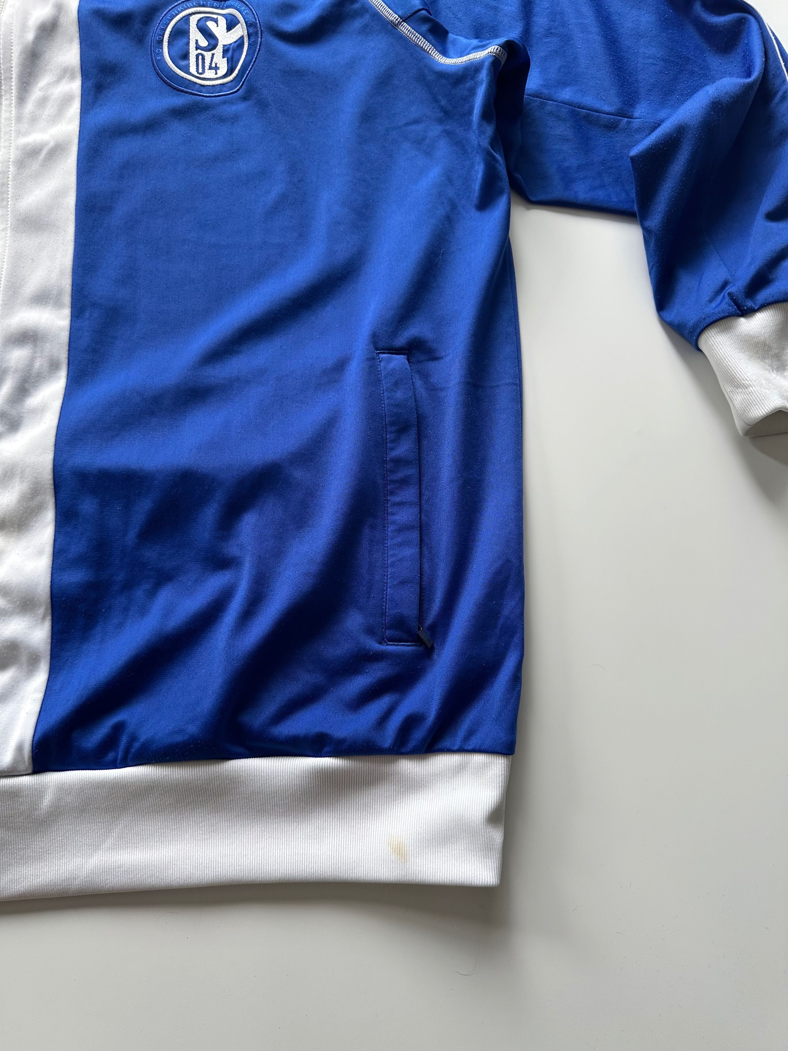 Adidas Adidas Schalke Track Top Jacket XXXL blue Soccer Football Size US XXL / EU 58 / 5 - 4 Thumbnail