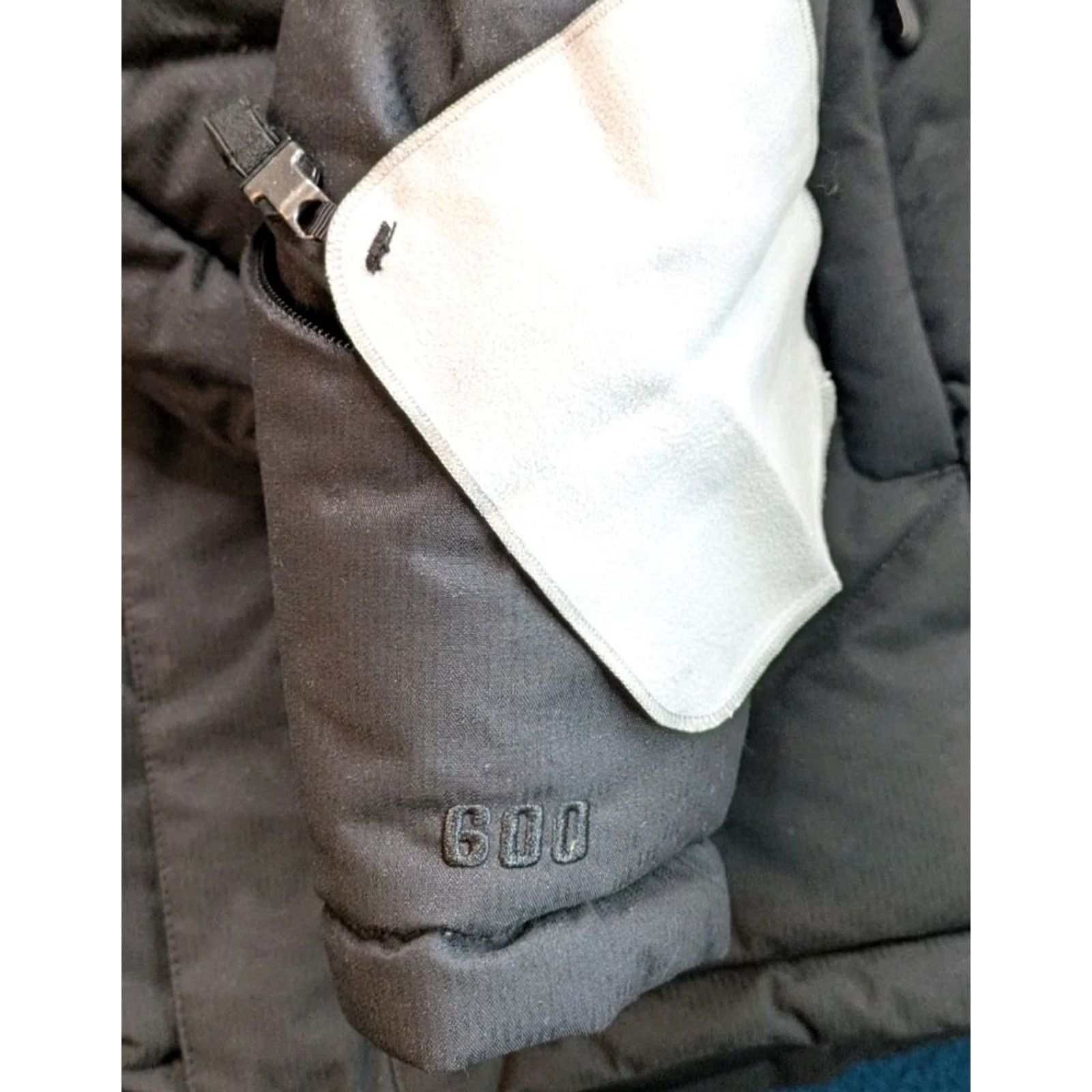 The North Face North Face Womens Small Black Hooded 600 Down Puffer Jacket Full Zip Belted Size S / US 4 / IT 40 - 4 Thumbnail