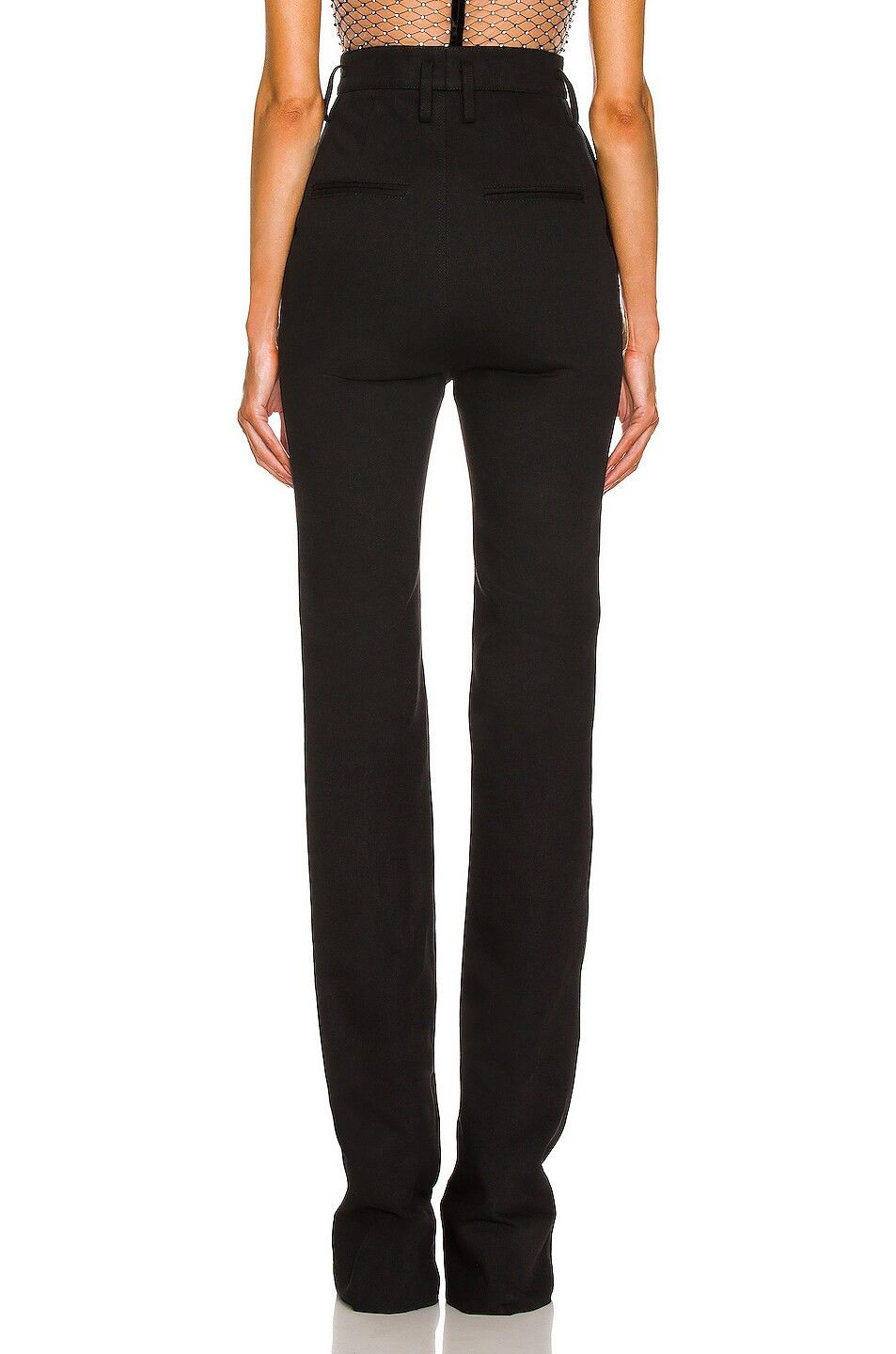Saint Laurent Paris o1b1hav111224 High Waisted Denim Pants in Black Size 27" / US 4 / IT 40 - 3 Thumbnail