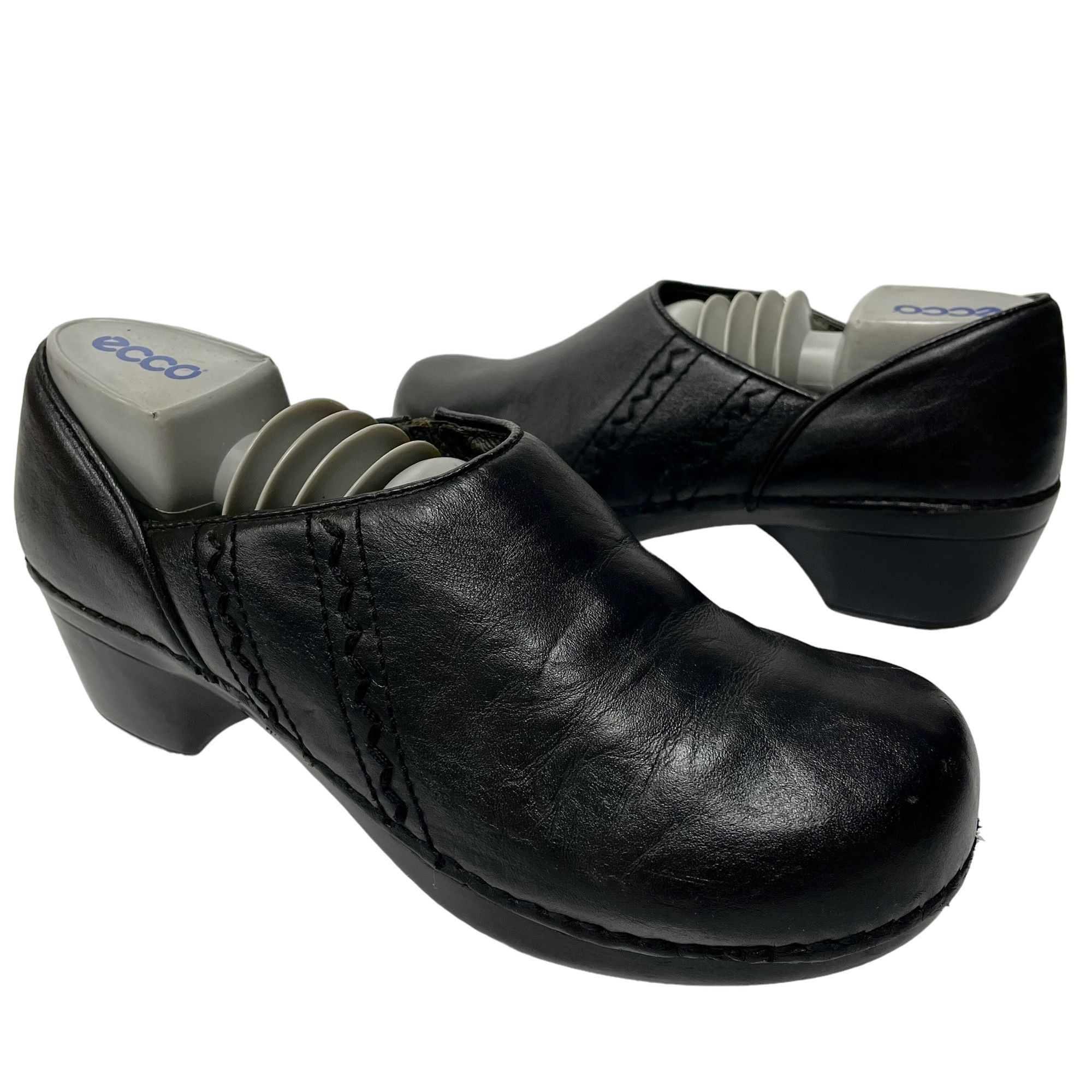 Dansko Dansko Black Leather PRO Medical Shoes Professional Clogs Size US 6.5 / IT 36.5 - 2 Thumbnail