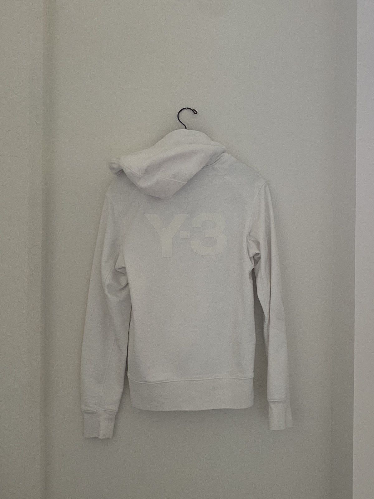 image of Y 3 Y-3 Monogram, Hoodie in White, Men's (Size Small)