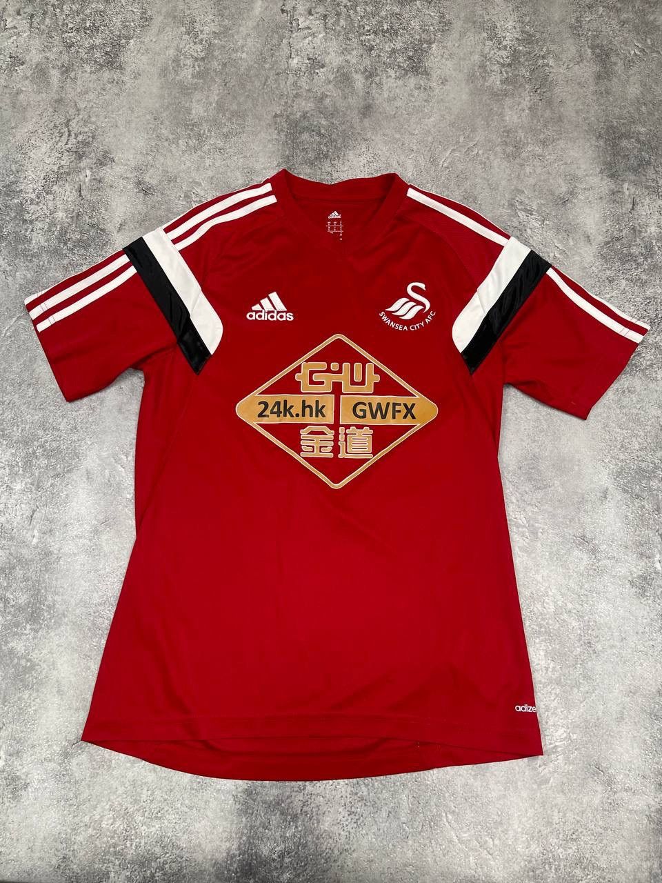 Adidas Adidas Swansea City AFC2014/15Away Men Football Shirt Jersey Size US S / EU 44-46 / 1 - 1 Thumbnail