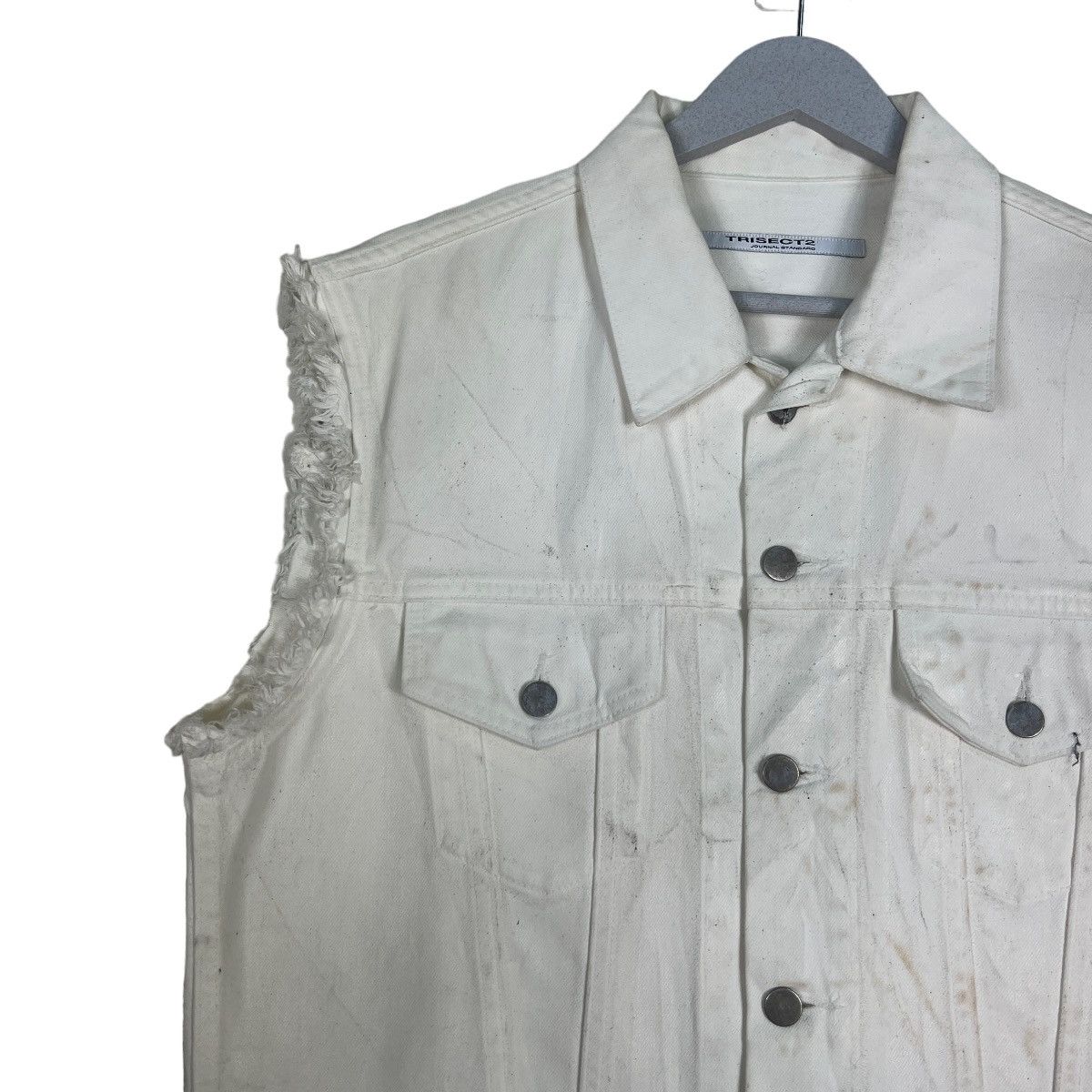 Journal Standard 🔥 TRISECT 2 JOURNAL STANDARD DENIM SLEEVE LESS JACKET Size US S / EU 44-46 / 1 - 7 Thumbnail