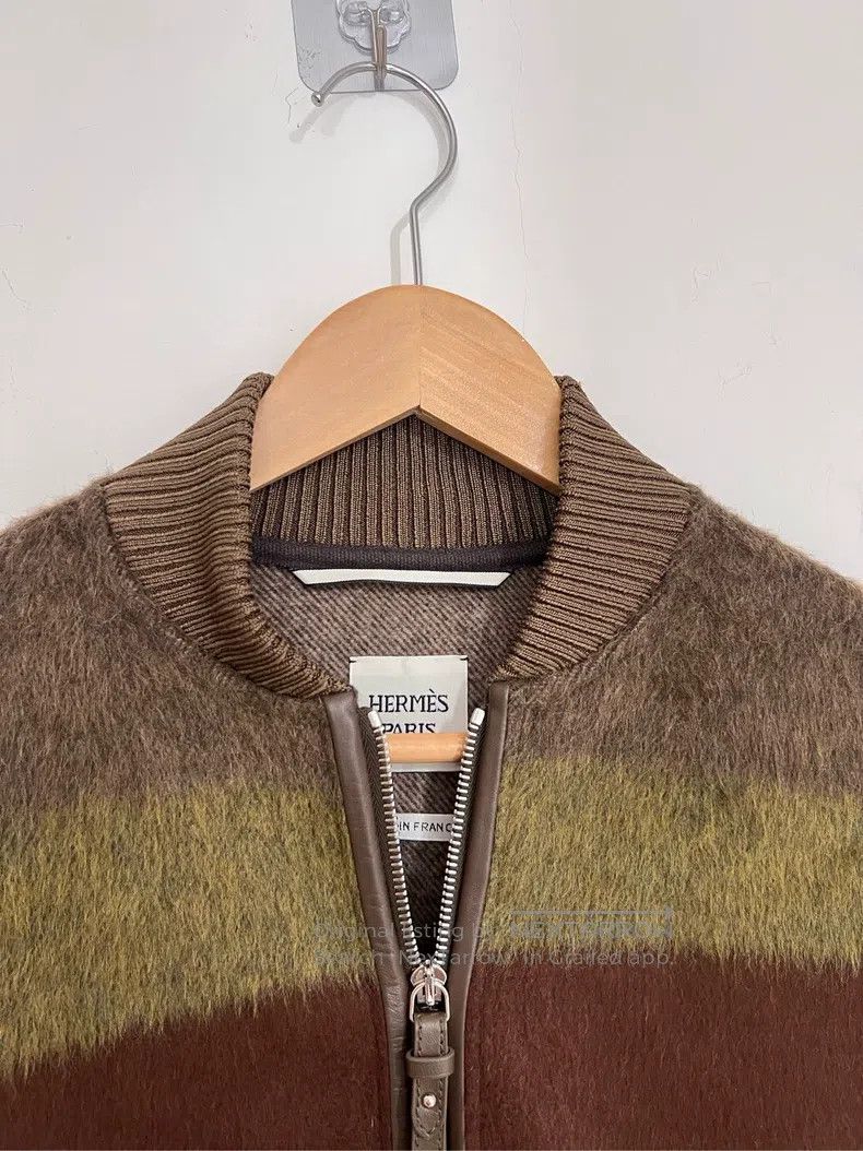 Hermes Hermes Mohair and Wool Blended Overcoat Size XS / US 0-2 / IT 36-38 - 5 Thumbnail