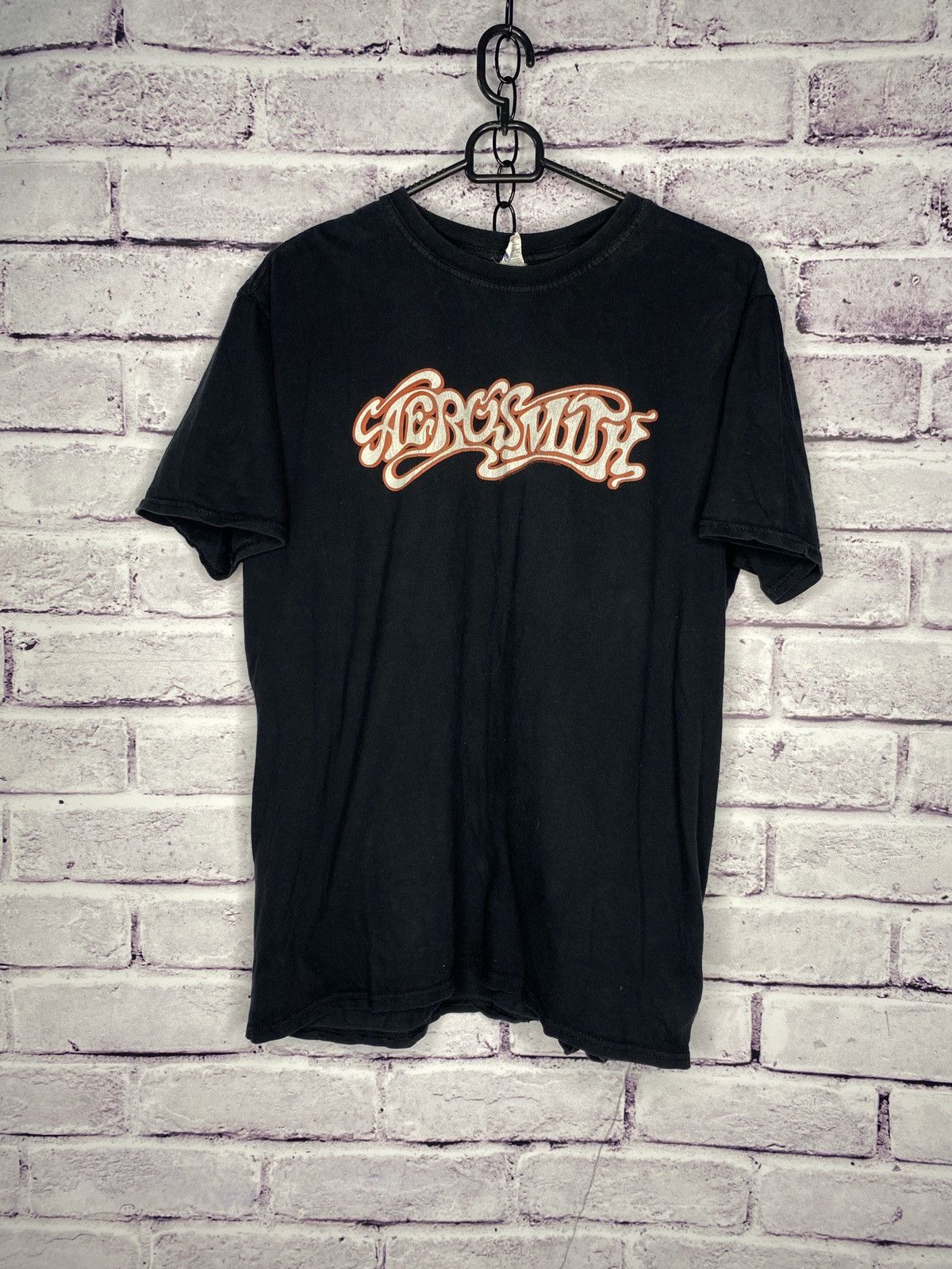 Band Tees MENS Crazy Vintage Aerosmith Tour Shirt Band Tee Rare Black Size US M / EU 48-50 / 2 - 1 Thumbnail