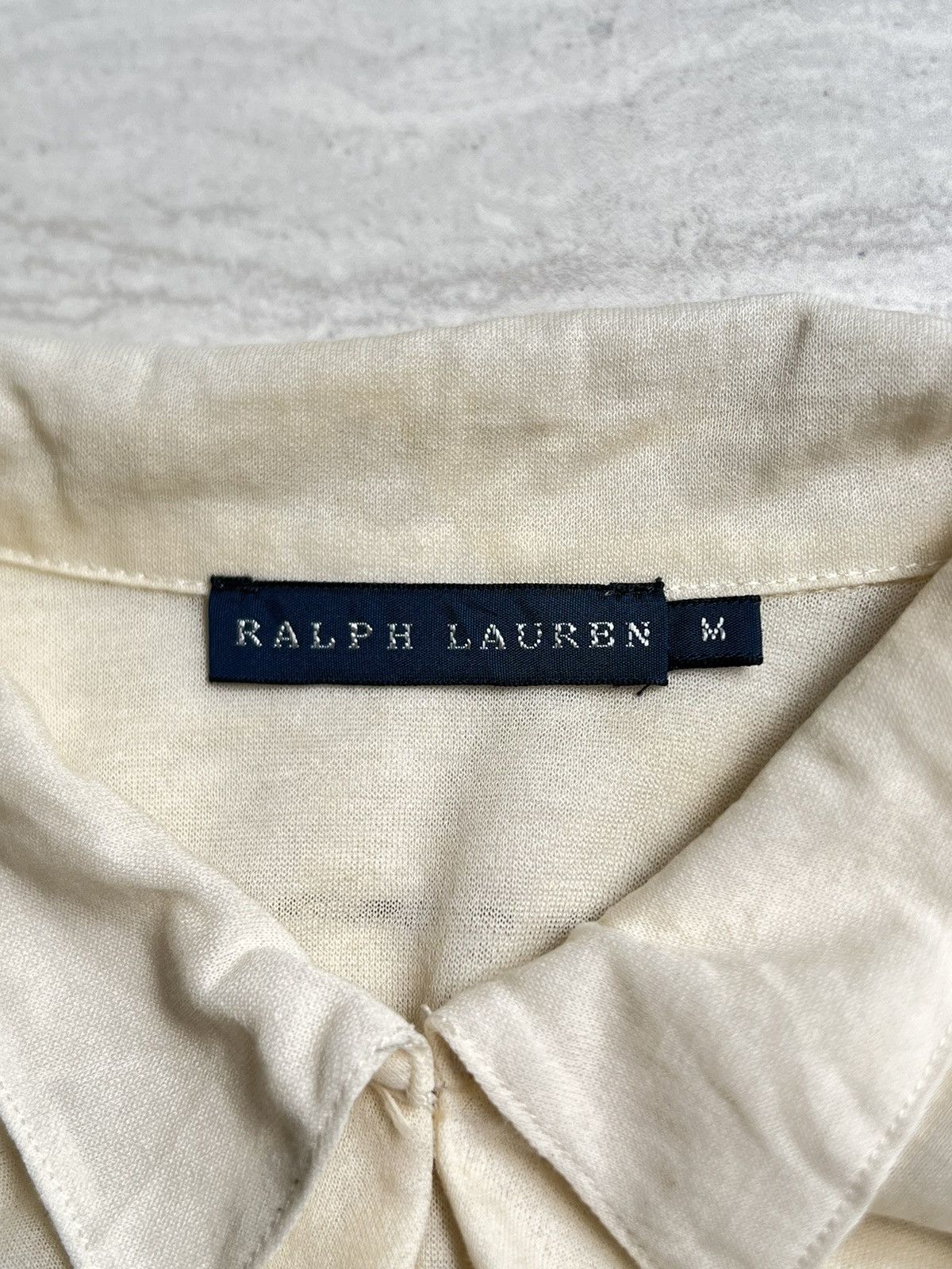 Ralph Lauren RALPH LAURENT Cream Shirt Size XS / US 0-2 / IT 36-38 - 7 Thumbnail