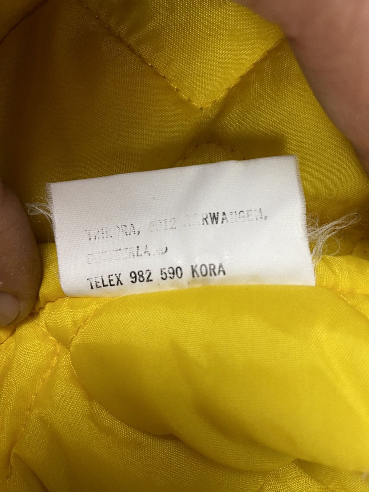 Vintage Vintage Quilted Nylon Bomber Jacket - Rare Yellow Lining Size US M / EU 48-50 / 2 - 8 Thumbnail