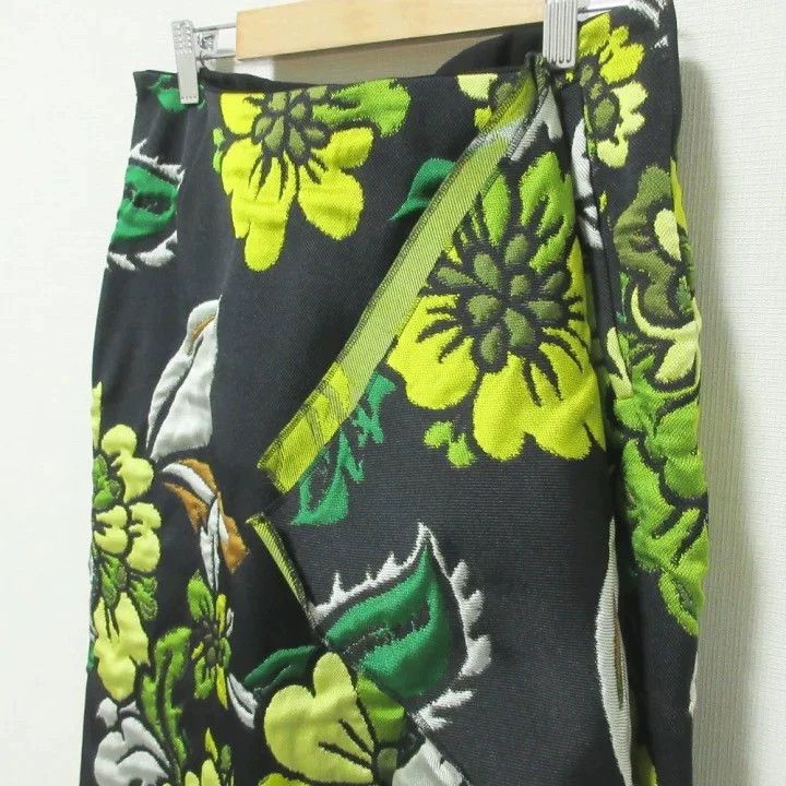Dries Van Noten dries van noten size：36 Floral jacquard skirt 2506-Nextarr Size 22" - 3 Thumbnail