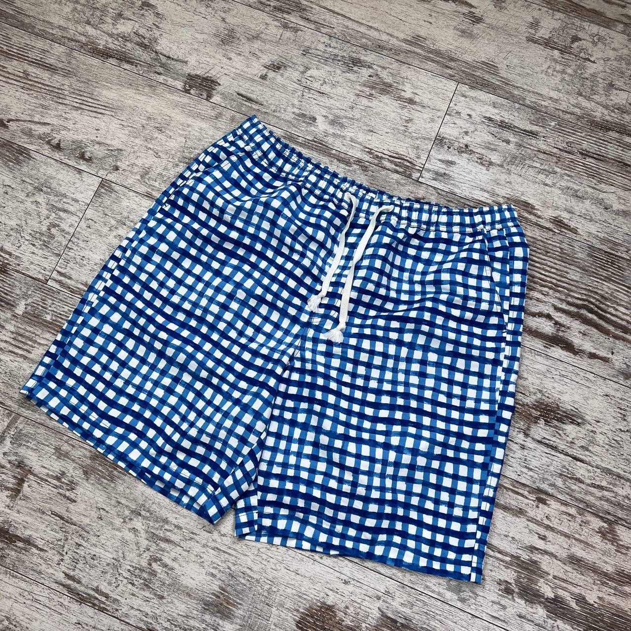 Marni Uniqlo x Marni Check Shorts Bermudas Size XXL Blue White Size US 44 / EU 60 - 4 Thumbnail