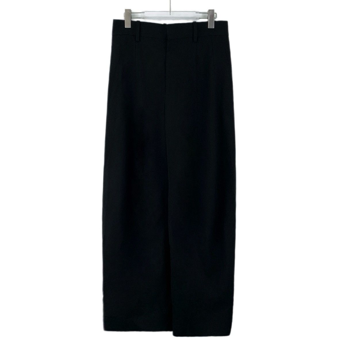 Bottega Veneta Bottega Veneta Black Wool Casual Wide Leg Pants K26WX Size 27" / US 4 / IT 40 - 1 Thumbnail