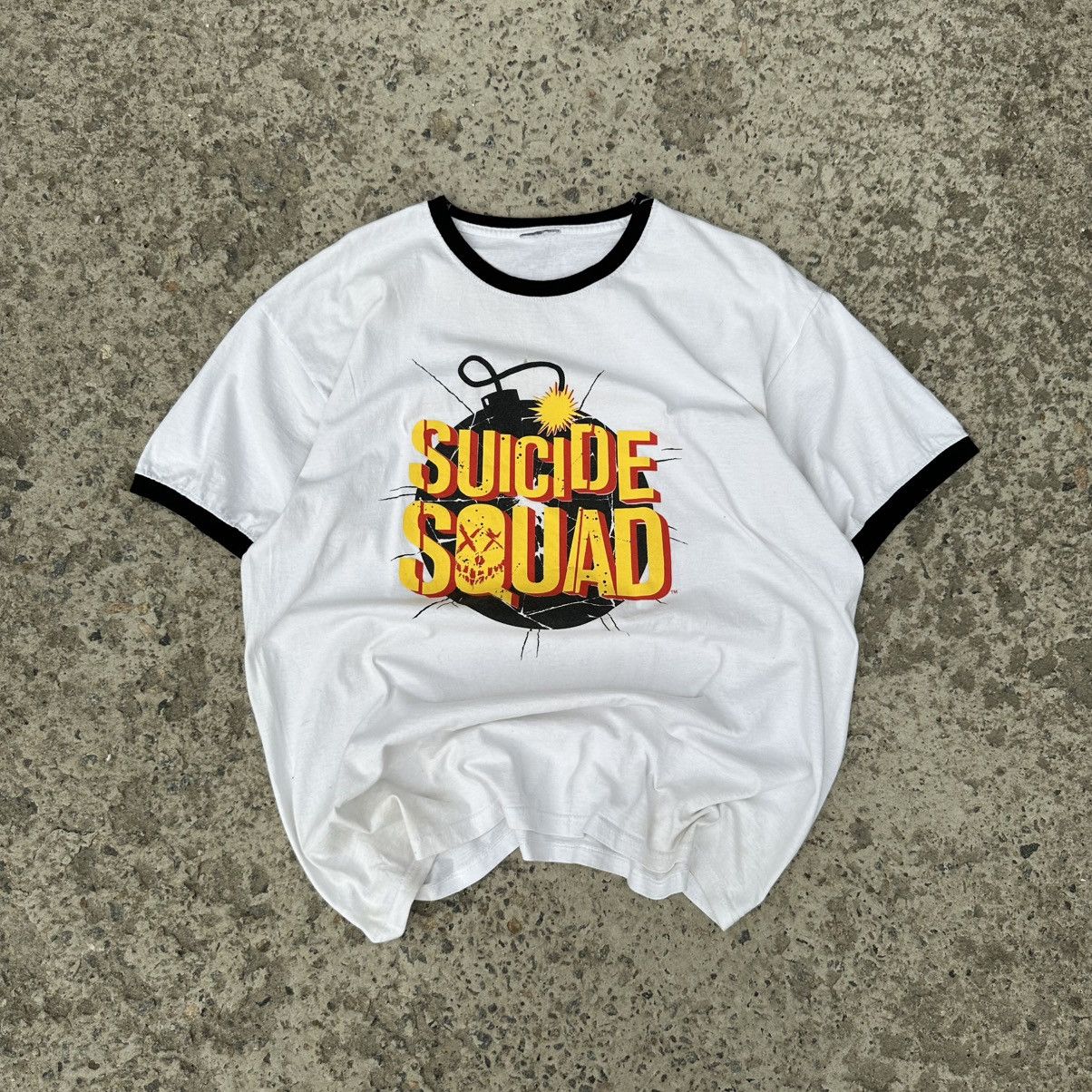Band Tees Vintage Suicide Squad T-shirt Big Logo Band Movie 00s Size US XL / EU 56 / 4 - 1 Thumbnail