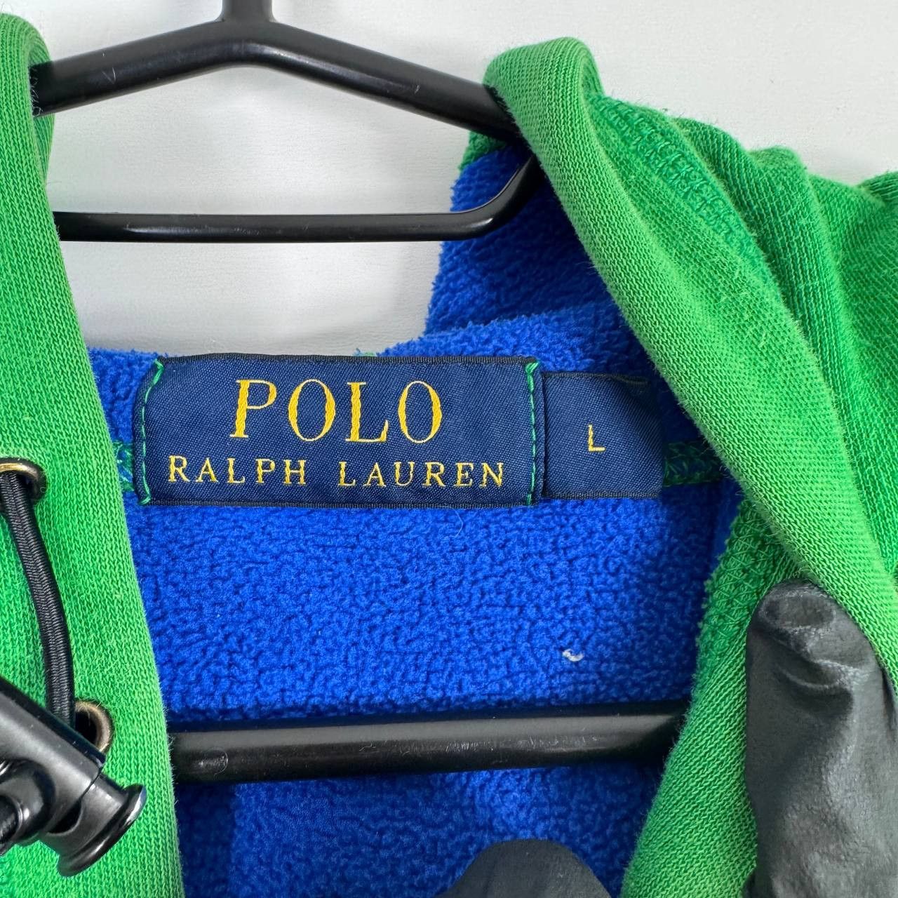 Polo Ralph Lauren Polo Ralph Lauren Hoodie Full Zip Fleece Big Pony Size L Size US L / EU 52-54 / 3 - 6 Thumbnail