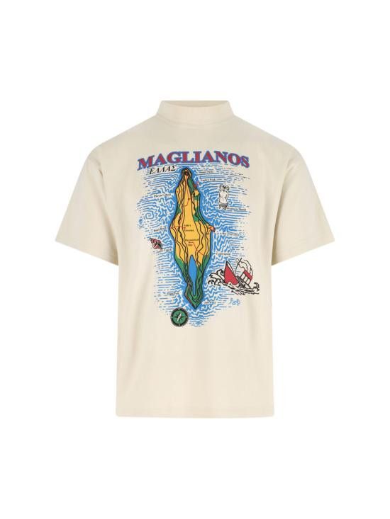 Magliano MAGLIANO Men T-Shirts R58012521 LM21 10 White Size US XL / EU 56 / 4 - 1 Thumbnail