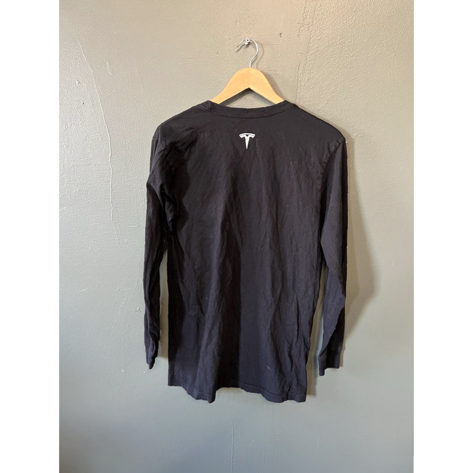 Vintage Tesla Mens Black Long Sleeve T-Shirt Small Size US S / EU 44-46 / 1 - 2 Thumbnail