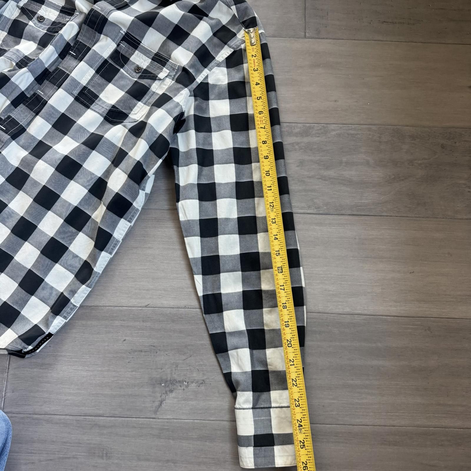 Sean John Sean John Tailored Fit Black & White Checkered Long Size L Size US L / EU 52-54 / 3 - 7 Thumbnail