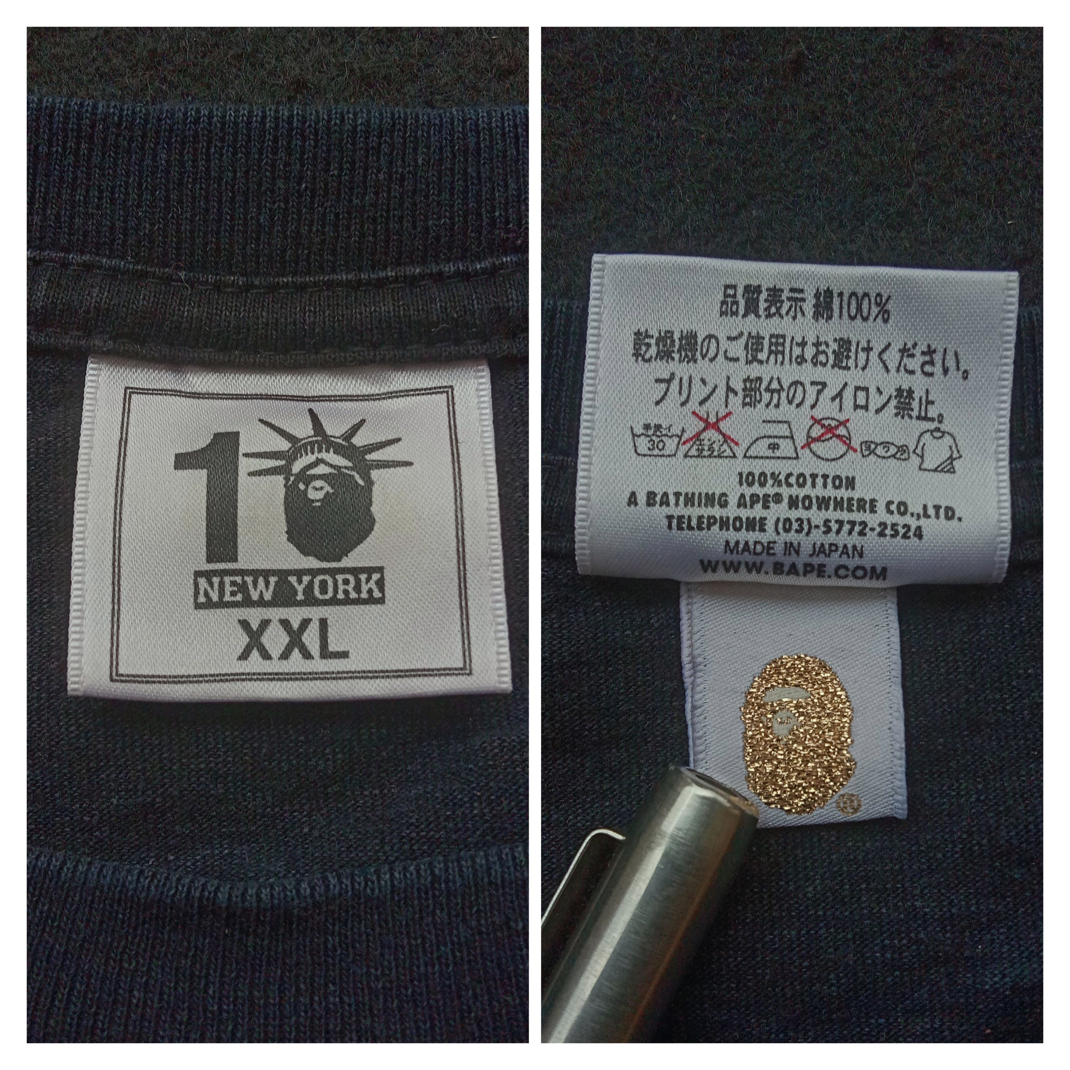 Bape Bape NY 10th Anniversary RSVP Gallery Tee (2015) Size US XXL / EU 58 / 5 - 8 Thumbnail