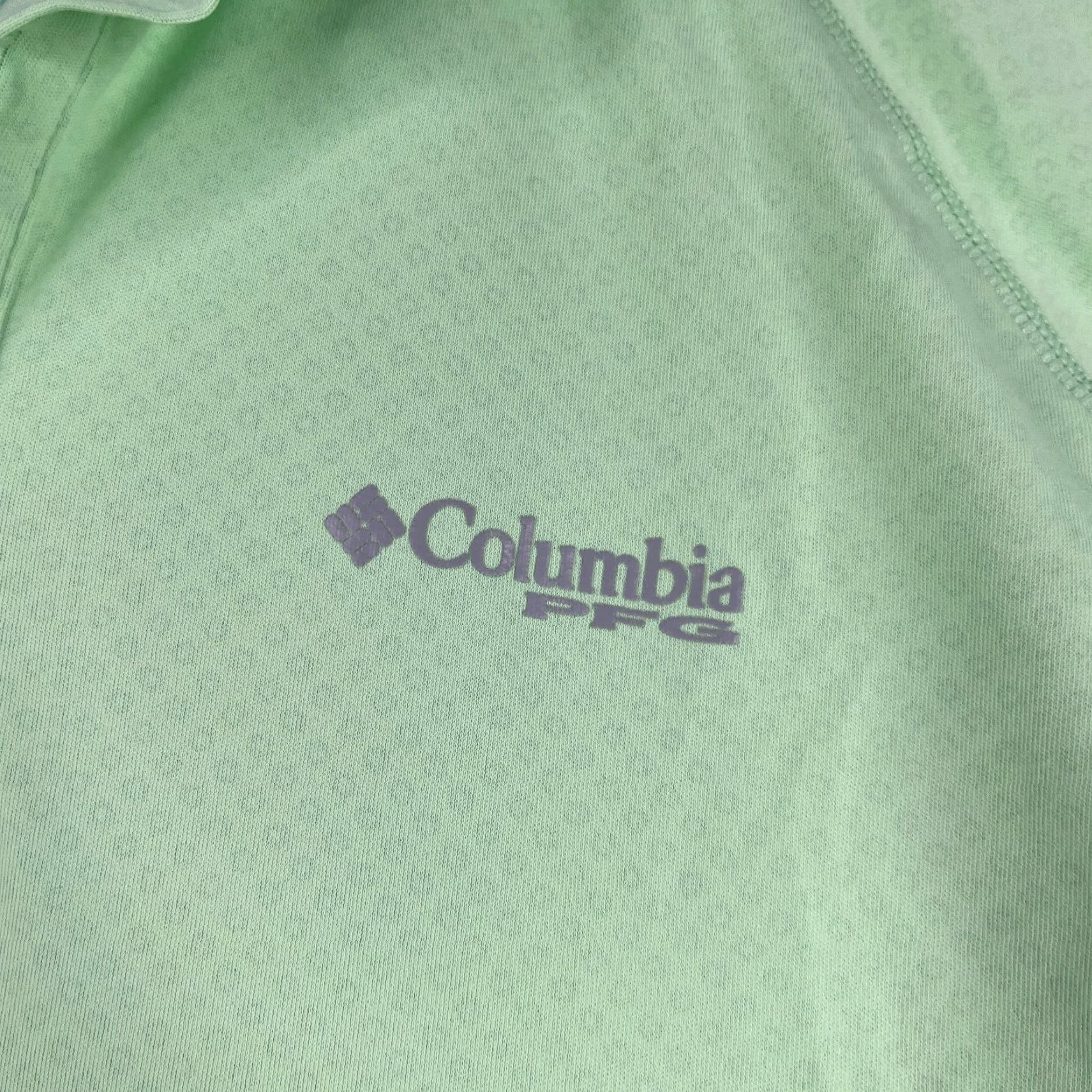 Vintage Columbia PFG Polo Shirt Mens Small Lime Green Gray Performance Stretch Casual Shirt Size US S / EU 44-46 / 1 - 2 Thumbnail