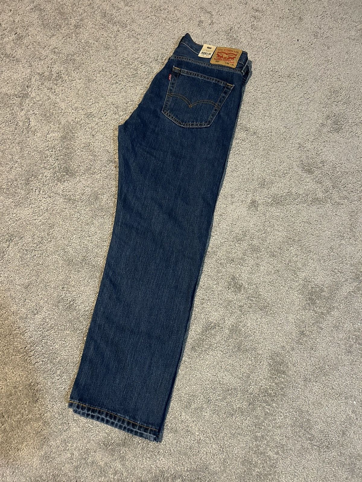 Levi's × Levi's Vintage Clothing Levi's 505 Mens Cotton Regular Jeans 36x30 Size US 36 / EU 52 - 2 Thumbnail